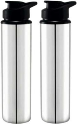 STEEPLE 900 ml Steel Sipper(Pack of 2, Silver)