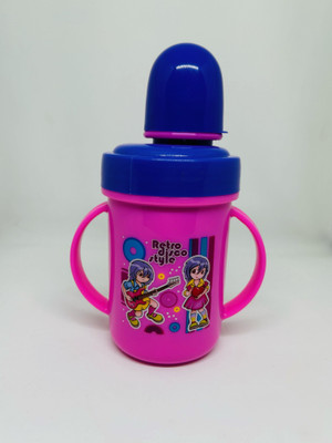 Manish Enterprises 350 ml Steel Sipper(Pack of 1, Pink)