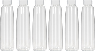 Pearlpet Kohinoor BPA-free Plastic Water Bottle 1000 ml Bottle(Pack of 6, Clear, Plastic)