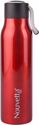 Nouvetta Bingo Double Wall Bottle - Red 750 ml Bottle(Pack of 1, Red, Steel)