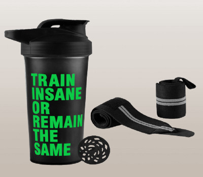 COOL INDIANS 700 ml Plastic Shaker(Pack of 2, Green)