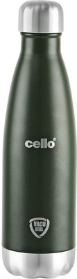 cello 500 ml Steel Bottle(Pack of 1, Green)