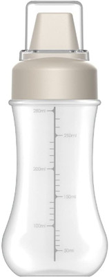 Baskety 350 ml Plastic Bottle(Pack of 1, White)