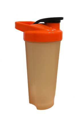 Plaxo 700 ml Plastic Shaker(Pack of 1, Orange)
