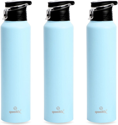 SPEEDEX 1000 ml Steel Sipper(Pack of 3, Blue)