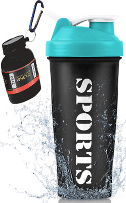 Dassio 650 ml Plastic Shaker(Pack of 2, Multicolor)