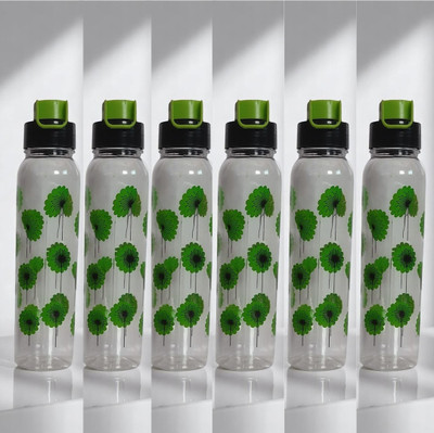 kinvo 600 ml Plastic Bottle(Pack of 6, Green)