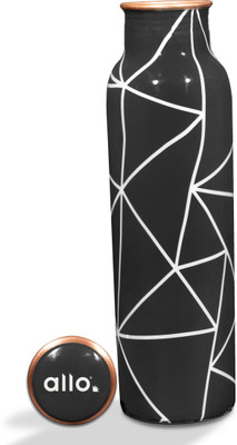 Allo 1000 ml Copper Bottle(Pack of 1, Black)