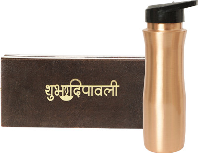 INTERNATIONAL GIFT 1000 ml Copper Bottle(Pack of 1, Copper)