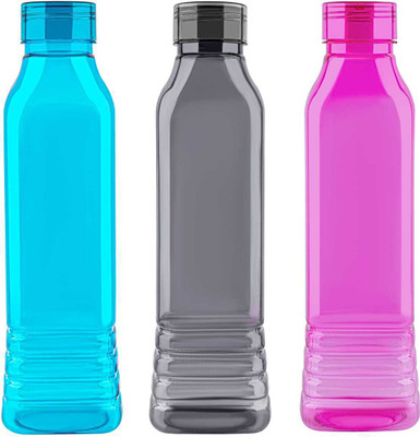 HASHFLOW 1000 ml Plastic Bottle(Pack of 3, Multicolor)