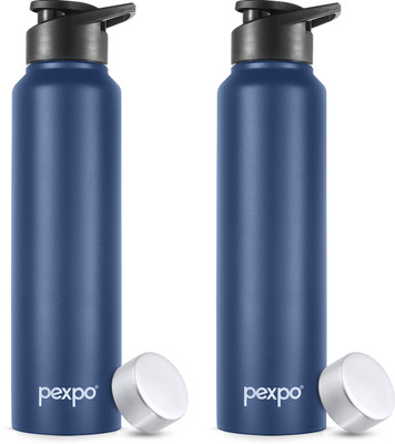 pexpo 950 ml Steel Bottle(Pack of 2, Blue)