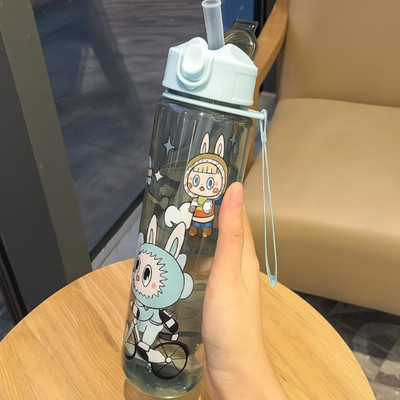 Homieca 700 ml Plastic Bottle(Pack of 1, Blue)