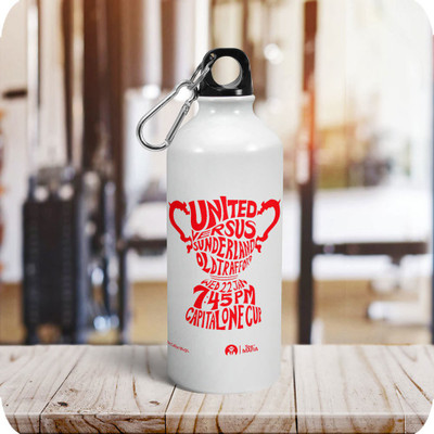 Tee Mafia 330 ml Aluminium Sipper(Pack of 1, White)