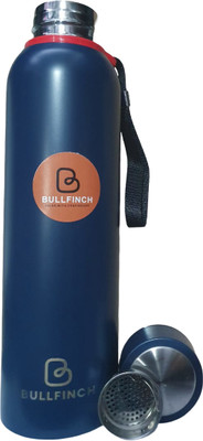 Bullfinch 800 ml Steel Bottle(Pack of 1, Blue)