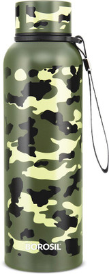 BOROSIL 700 ml Steel Flask(Pack of 1, Green)