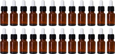 ceeyu 10 ml Glass Bottle(Pack of 24, Brown)