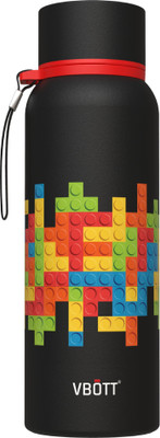 VBOTT 520 ml Stainless Steel Bottle(Pack of 1, Black)