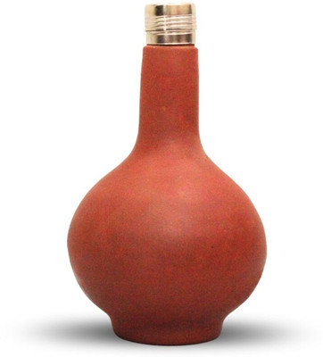 Terra Charms 1000 ml Clay Bottle(Pack of 1, Brown)