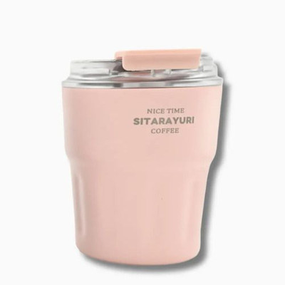 Mayil 290 ml Stainless Steel Flask(Pack of 1, Pink)