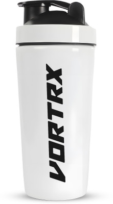 Vortrx 750 ml Steel Shaker(Pack of 1, White)