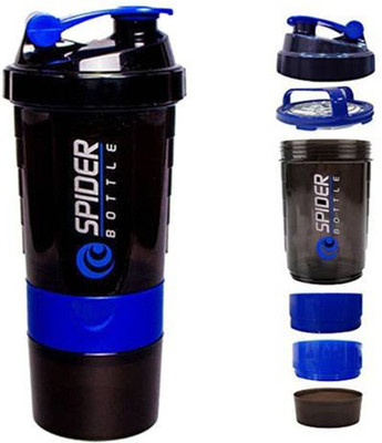 Snipper 500 ml Plastic Shaker(Pack of 1, Blue)