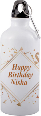 AP creation 750 ml Aluminium Bottle(Pack of 1, White)