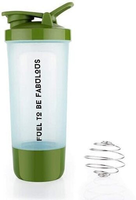 AWARANSIA 600 ml Plastic Shaker(Pack of 1, Green)