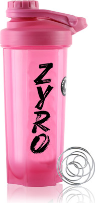 ZYRO 750 ml Plastic Shaker(Pack of 1, Pink)