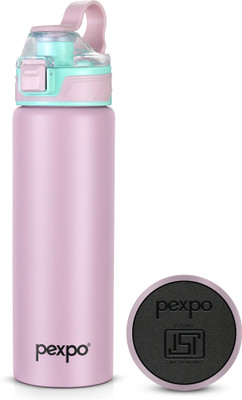 pexpo 800 ml Steel Bottle(Pack of 1, Pink)
