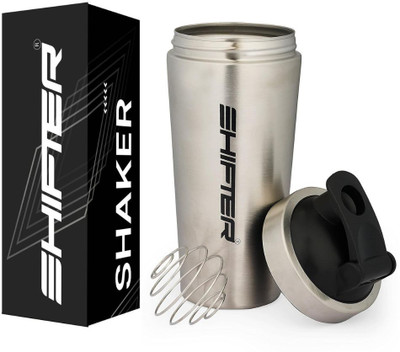 SHIFTER 700 ml Steel Shaker(Pack of 1, Silver)