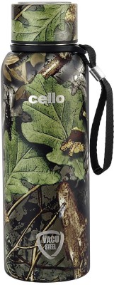cello Deezee Kent, Vacusteel Water Bottle, 550ml 550 ml Bottle(Pack of 1, Green, Steel)