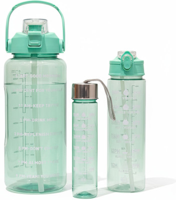 himalay thermoplast 2000 ml Plastic Bottle(Pack of 3, Green)