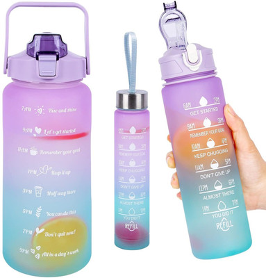 KEVRIZ 2000 ml Plastic Bottle(Pack of 1, Multicolor)