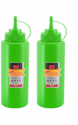PuthaK 500 ml Plastic Bottle(Pack of 2, Green)
