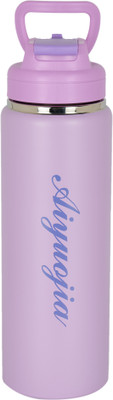 Home-pro 800ml Hot & Cold Thermosteel Premium Vaccum Flask Bottle with Handle 800 ml Flask(Pack of 1, Purple, Steel)