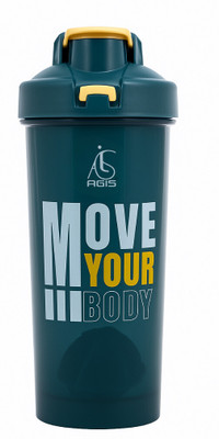 AGI SIPANDDRINK 800 ml Shaker(Pack of 1, Green, Plastic)