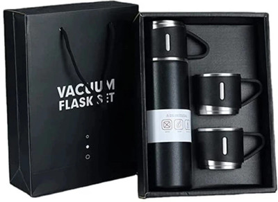 JYSR 250 ml Steel Flask(Pack of 1, Black)