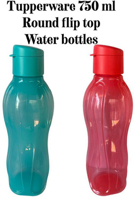 TUPPERWARE 1500 ml PET Bottle(Pack of 2, Red, Blue)