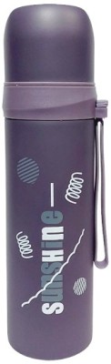 AKR Double Wall Stainless Steel Vacuum Flask Outdoor Portable Bottle Sports Bottle 500 ml Flask(Pack of 1, Purple, Steel)