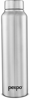 pexpo 750 ml Fridge and Refrigerator Stainless Steel Water Bottle, Chromo 750 ml Bottle(Pack of 1, Silver, Steel)