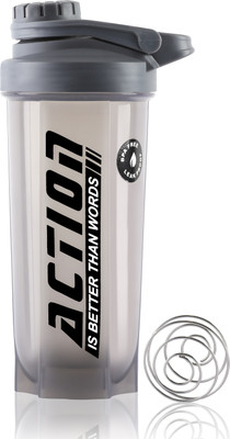 ZYRO 750 ml Plastic Shaker(Pack of 1, Grey)