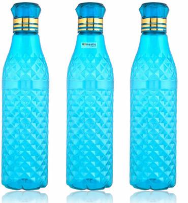 HOMESTIC by Kuber Industries 1000 ml Plastic Bottle(Pack of 3, Blue)