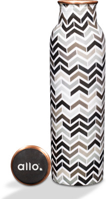 Allo 1000 ml Copper Bottle(Pack of 1, Black)