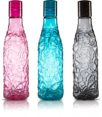 Flipkart SmartBuy Designer Mosaic Bottle - 1000ml - PET(Pack of 3, Multicolor)