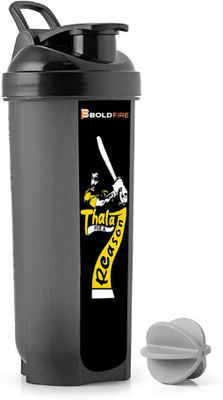 IAMALOT 750 ml Plastic Shaker(Pack of 1, Black)