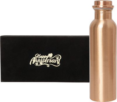 INTERNATIONAL GIFT 1000 ml Copper Bottle(Pack of 1, Brown)