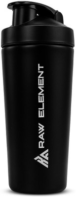 Raw Element 750 ml Steel Sipper(Pack of 1, Black)