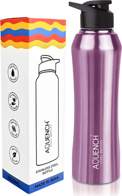 AQUENCH 1000 ml Steel Sipper(Pack of 1, Purple)