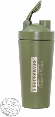 Signoraware 750 ml Steel Shaker(Pack of 1, Green)