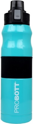 PROBOTT Bloom 680ml Hot & Cold Vacuum Insulated Water Bottle, Push Button Flip Top Cap 680 ml Flask(Pack of 1, Light Blue, Steel)